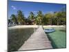 Carenero Island Beach and Pier, Bocas Del Toro Province, Panama-Jane Sweeney-Mounted Photographic Print