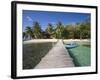 Carenero Island Beach and Pier, Bocas Del Toro Province, Panama-Jane Sweeney-Framed Photographic Print