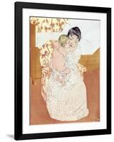 Caress, 1891-Mary Cassatt-Framed Giclee Print