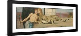 Caresses, 1896-Fernand Khnopff-Framed Giclee Print