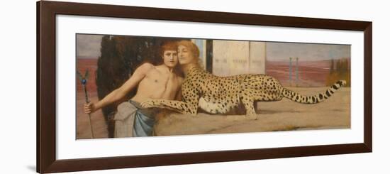 Caresses, 1896-Fernand Khnopff-Framed Premium Giclee Print