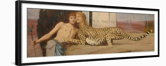 Caresses, 1896-Fernand Khnopff-Framed Premium Giclee Print