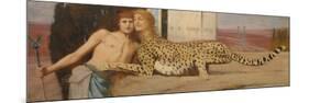 Caresses, 1896-Fernand Khnopff-Mounted Premium Giclee Print