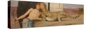 Caresses, 1896-Fernand Khnopff-Stretched Canvas