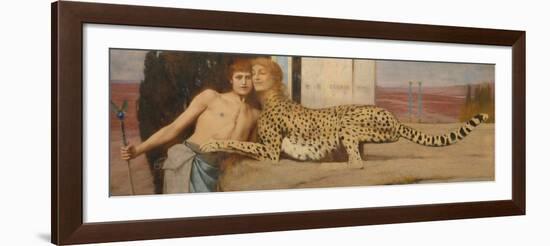 Caresses, 1896-Fernand Khnopff-Framed Giclee Print