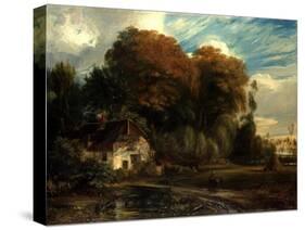 Caretaker's Cottage in the Forest of Compiegne, 1826-Paul Huet-Stretched Canvas