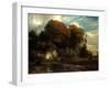 Caretaker's Cottage in the Forest of Compiegne, 1826-Paul Huet-Framed Giclee Print