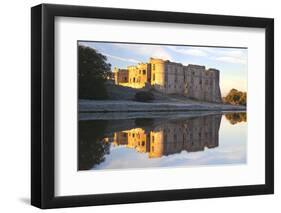 Carew Castle, Pembrokeshire, West Wales, Wales, United Kingdom, Europe-Billy Stock-Framed Photographic Print