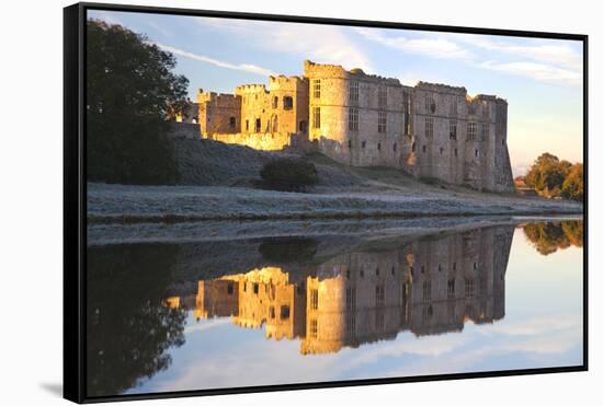 Carew Castle, Pembrokeshire, West Wales, Wales, United Kingdom, Europe-Billy Stock-Framed Stretched Canvas