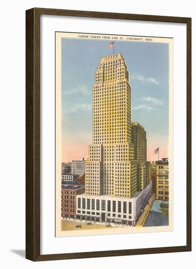 Carew Tower, Cincinnati, Ohio-null-Framed Art Print