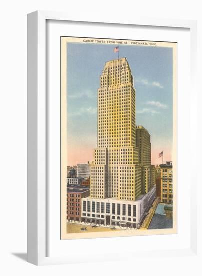 Carew Tower, Cincinnati, Ohio-null-Framed Art Print