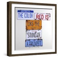 Carey The Color Red-Gregory Constantine-Framed Giclee Print