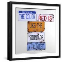 Carey The Color Red-Gregory Constantine-Framed Giclee Print