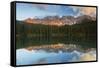 Carezza Lake, Dolomites, Bolzano, Trentino Alto Adige, Italy-ClickAlps-Framed Stretched Canvas