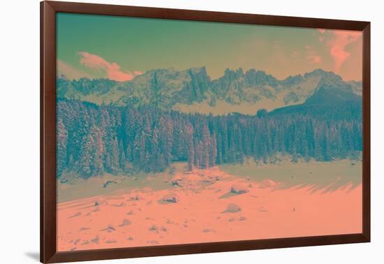 Carezza lake-Marco Carmassi-Framed Photographic Print