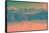 Carezza lake-Marco Carmassi-Framed Stretched Canvas