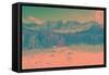 Carezza lake-Marco Carmassi-Framed Stretched Canvas