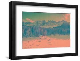 Carezza lake-Marco Carmassi-Framed Photographic Print