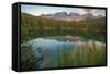 Carezza's Lake, Dolomites, Bolzano, Trentino Alto Adige, Italy.-ClickAlps-Framed Stretched Canvas