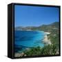 Cargese, West Coast, Corsica, France, Mediterranean, Europe-null-Framed Stretched Canvas