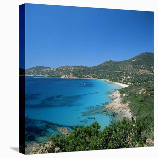 Cargese, West Coast, Corsica, France, Mediterranean, Europe-null-Stretched Canvas
