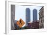 Cargills Shopping Promenade with Business District Beyond, Colombo, Sri Lanka, Asia-Charlie-Framed Photographic Print