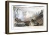 Carglaze Tin Mine, Near St Austell, Cornwall, England, C1825-Thomas Allom-Framed Giclee Print