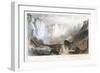 Carglaze Tin Mine, Near St Austell, Cornwall, England, C1825-Thomas Allom-Framed Giclee Print