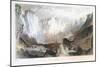 Carglaze Tin Mine, Near St Austell, Cornwall, England, C1825-Thomas Allom-Mounted Giclee Print
