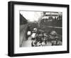 Cargo Being Loaded or Unloaded from a Ship, Royal Victoria Dock, Canning Town, London, C1930-null-Framed Giclee Print