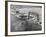 Cargo Boat Passing under Bridge-Charles Rotkin-Framed Photographic Print