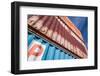 Cargo container buildings, Christchurch, South Island, New Zealand-null-Framed Photographic Print