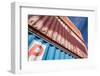 Cargo container buildings, Christchurch, South Island, New Zealand-null-Framed Photographic Print