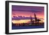 Cargo Cranes, Port of Vancouver, Vancouver, British Columbia, Canada-Walter Bibikow-Framed Photographic Print