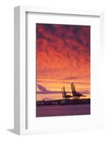 Cargo Cranes, Port of Vancouver, Vancouver, British Columbia, Canada-Walter Bibikow-Framed Photographic Print