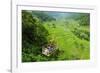 Cargo Lift Transporting People across the Hapao Rice Terraces, Banaue, Luzon, Philippines-Michael Runkel-Framed Photographic Print