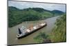 Cargo Ship and Small Boat in Culebra Cut-Danny Lehman-Mounted Photographic Print