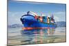 Cargo Ship Full of Containers-ilfede-Mounted Photographic Print