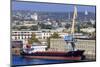 Cargo Ship in South Harbour, Sevastopol, Crimea, Ukraine, Europe-Richard-Mounted Photographic Print