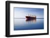 Cargo Ship Sailing in Still Water-aleksey.stemmer-Framed Photographic Print