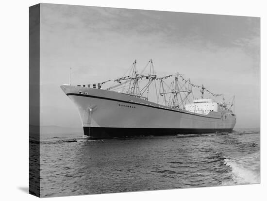 Cargo Ship Savannah-Ray Krantz-Stretched Canvas