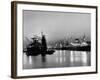 Cargo Ships in the Harbor-Dmitri Kessel-Framed Photographic Print