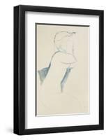 Cariatide-Amedeo Modigliani-Framed Premium Giclee Print