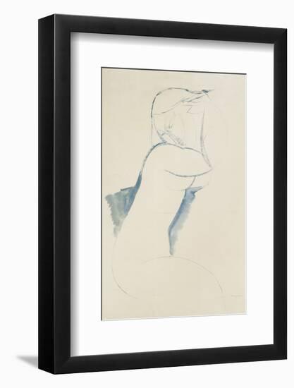 Cariatide-Amedeo Modigliani-Framed Premium Giclee Print