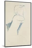 Cariatide-Amedeo Modigliani-Mounted Premium Giclee Print