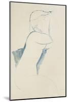 Cariatide-Amedeo Modigliani-Mounted Premium Giclee Print