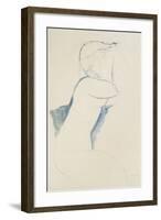 Cariatide-Amedeo Modigliani-Framed Premium Giclee Print