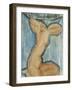 Cariatide-Amedeo Modigliani-Framed Giclee Print