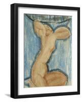 Cariatide-Amedeo Modigliani-Framed Giclee Print