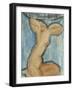 Cariatide-Amedeo Modigliani-Framed Giclee Print